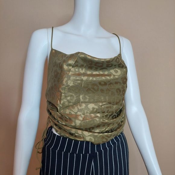 SHEIN Black White Vertical Stripe Cropped Skinny Pull On Pants Medium EUC - Picture 7 of 10